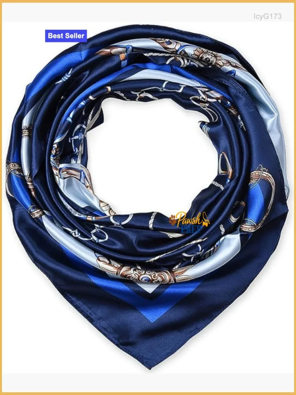 Large Square Satin Hair Scarf - Silk-Feel Head Wrap, Night Protection, Fashion